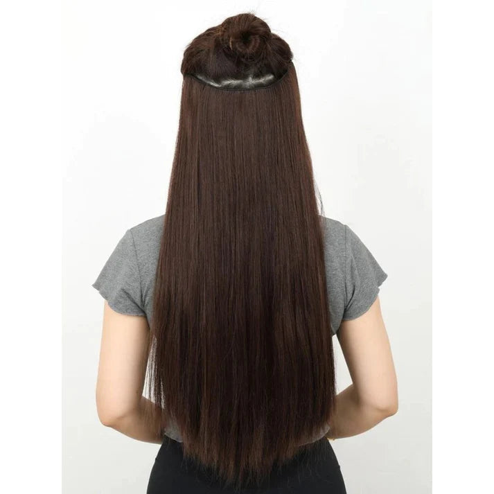 DIWALI SALE - 24 Inches" Clip In Hair Extensions + FREE Hair Bun (Juda) Extension