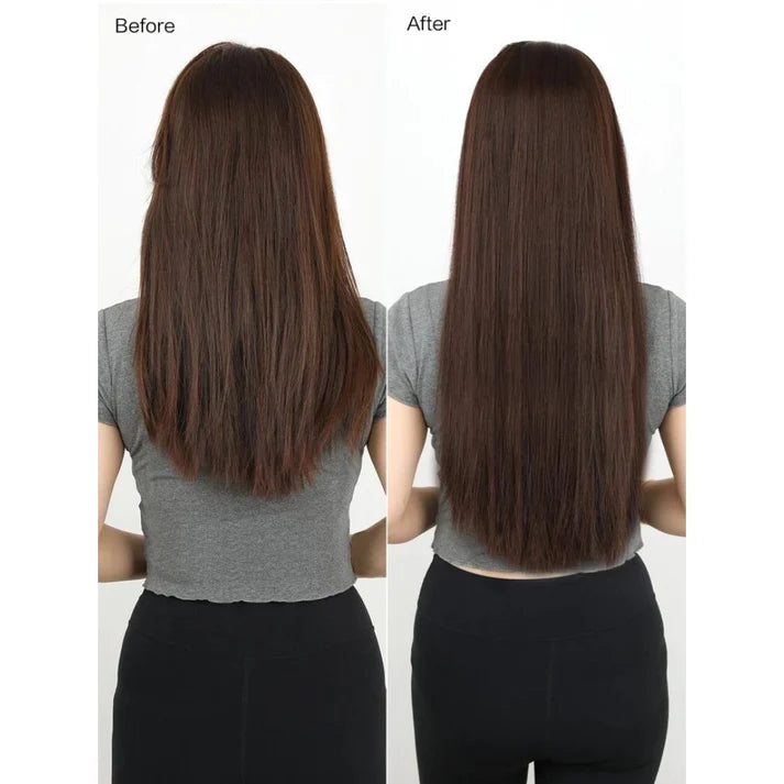 DIWALI SALE - 24 Inches" Clip In Hair Extensions + FREE Hair Bun (Juda) Extension