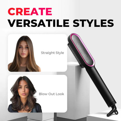 Professional Electric Hair Straightener Comb Brush